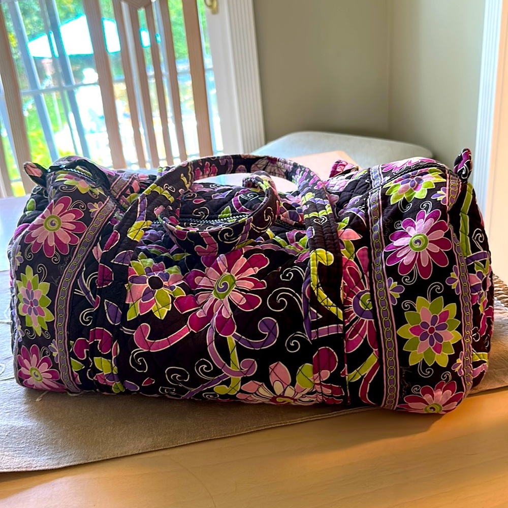Floral Vera Bradley Small Duffel Duffle Bag